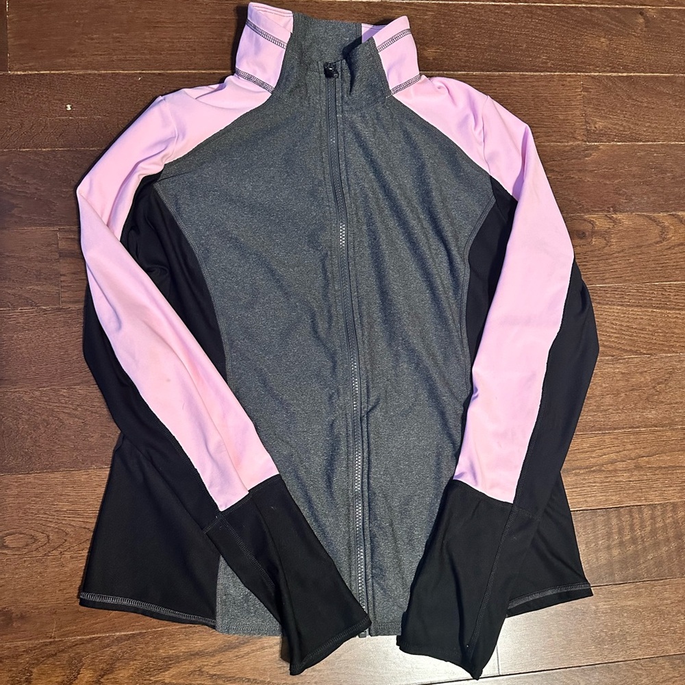 Xersion L Zip-Front Athletic Jacket